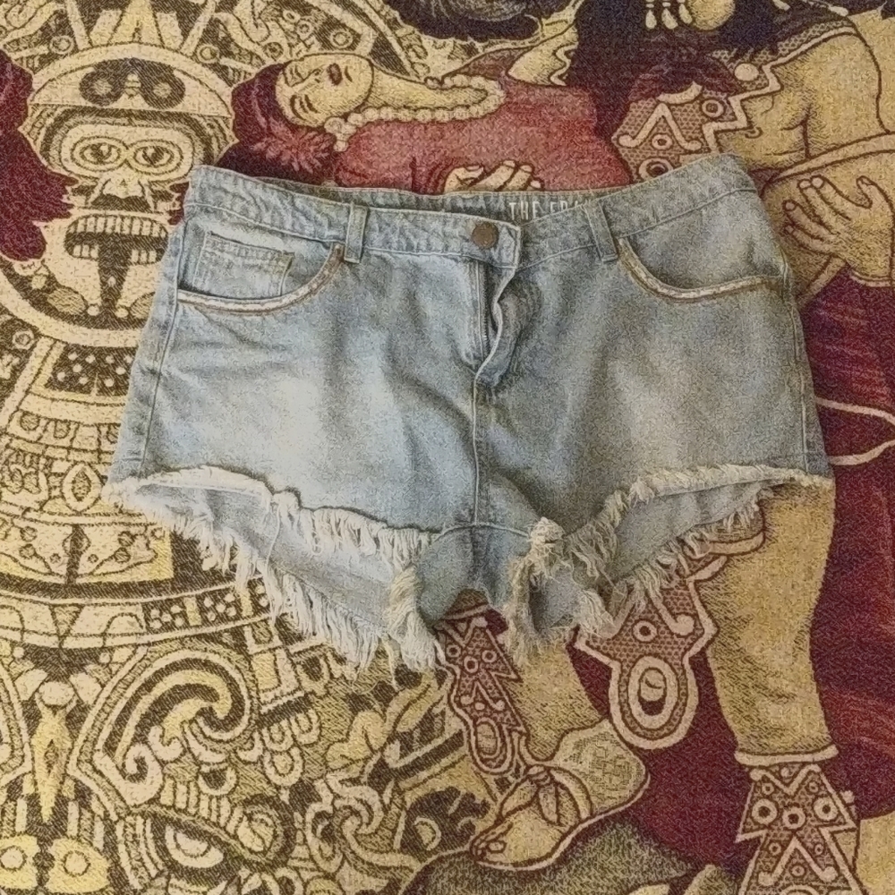 Denim shorts